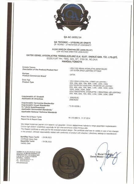 low voltage regulation certificate