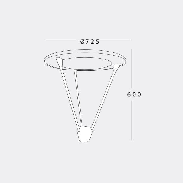 إضاءة LED للحديقة gtd03pb 2
